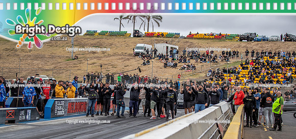 Street Outlaws NPK No Prep Kings vs Australia @ Calder D2 19 March 2023 (148149) CREW SIL364