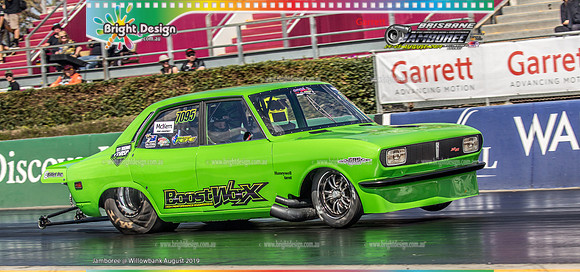 AA Garrett Brisbane Jamboree @ Willowbank Raceway  Sat 24 August 2019  (15824)    MARCUS PEPE BOOSTWORX  7095 BOOSTWORX