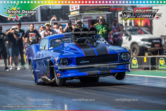 AA Garrett Brisbane Jamboree @ Willowbank Raceway  Sun 25 August 2019  (19257)  522 MARTY DACK