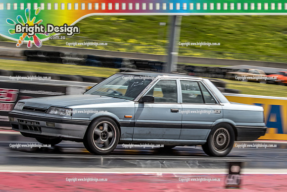 Sunday Funday @ Calder Park Drag Racing Sunday 22 September 2019 (122826)  BLUE NISSAN SKYLINE TBC