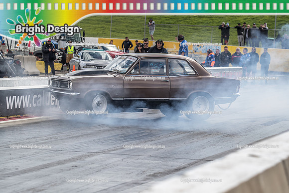 Sunday Funday @ Calder Park Drag Racing Sunday 22 September 2019 (122173)  7240 HB BROWN TORANA  DALE SMITH