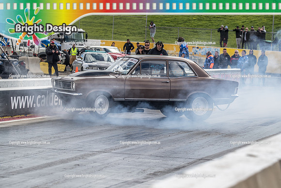 Sunday Funday @ Calder Park Drag Racing Sunday 22 September 2019 (122172)  7240 HB BROWN TORANA  DALE SMITH
