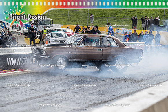 Sunday Funday @ Calder Park Drag Racing Sunday 22 September 2019 (122171)  7240 HB BROWN TORANA  DALE SMITH