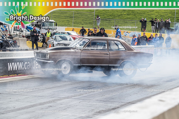 Sunday Funday @ Calder Park Drag Racing Sunday 22 September 2019 (122170)  7240 HB BROWN TORANA  DALE SMITH