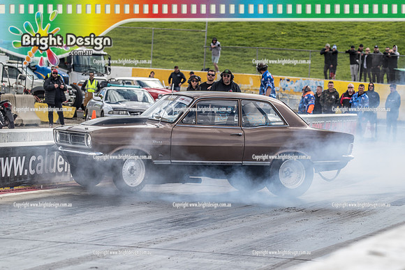Sunday Funday @ Calder Park Drag Racing Sunday 22 September 2019 (122167)  7240 HB BROWN TORANA  DALE SMITH