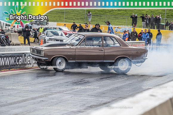 Sunday Funday @ Calder Park Drag Racing Sunday 22 September 2019 (122162)  7240 HB BROWN TORANA  DALE SMITH