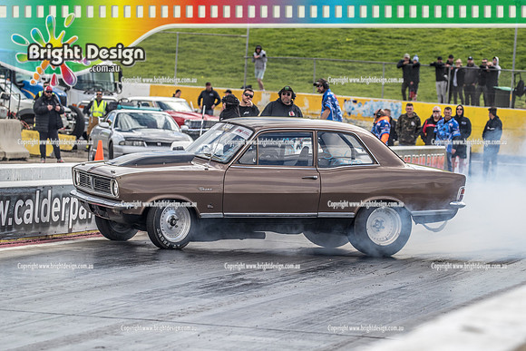 Sunday Funday @ Calder Park Drag Racing Sunday 22 September 2019 (122161)  7240 HB BROWN TORANA  DALE SMITH