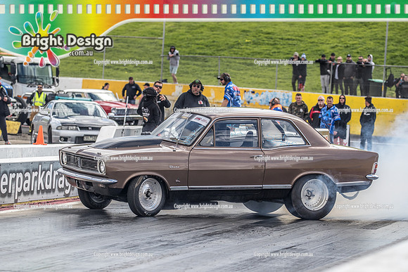 Sunday Funday @ Calder Park Drag Racing Sunday 22 September 2019 (122158)  7240 HB BROWN TORANA  DALE SMITH