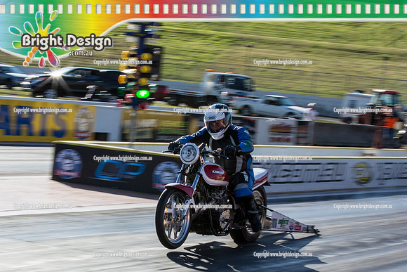 ANDRA Street Outlaws Drag Racing Quals Rnd 5 @ Calder Park 24 September 2014 (25165)  BIKE
