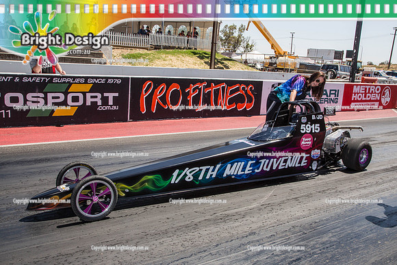 Summer Nationals @ Adelaide AIR SAT Dec 3 2016 (6104)  5915 STEPHANIE DAVIES MILE JUNVENILE