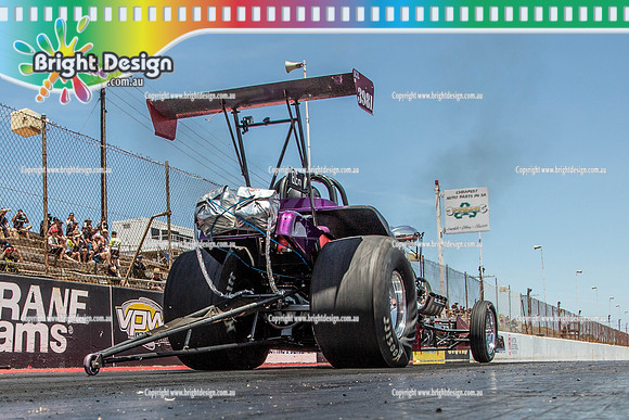 Summer Nationals @ Adelaide AIR SAT Dec 3 2016 (6363)  3981 SHANE KRAMER THUNDERSTRUCK