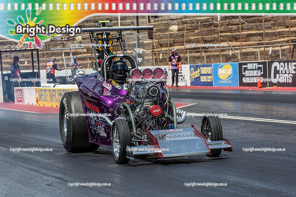 Summer Nationals @ Adelaide AIR SAT Dec 3 2016 (6682)   3981 SHANE KRAMER THUNDERSTRUCK