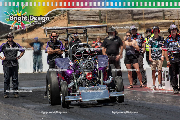 Summer Nationals @ Adelaide AIR SAT Dec 3 2016 (6685)     3981 SHANE KRAMER THUNDERSTRUCK