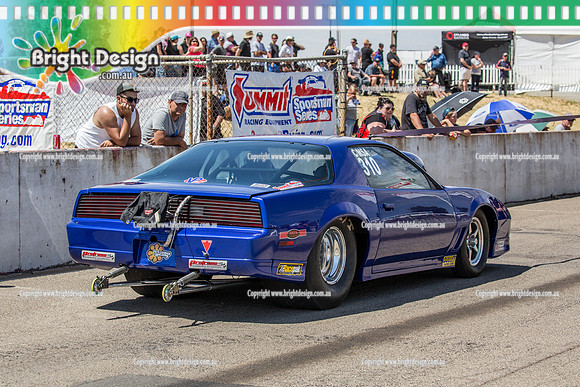 Summer Nationals @ Adelaide AIR SAT Dec 3 2016 (6688) 310 MICHAEL CAROSCIO BLUE FIREBIRD