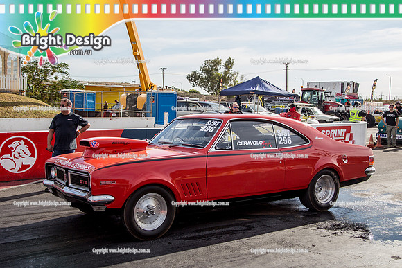 ANDRA Drag Racing Finals in Adelaide @ AIR  SAT 9 April 2016  (1032)  CERAVOLO BROS  SST 296