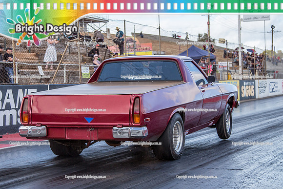 ANDRA Drag Racing Finals in Adelaide @ AIR  SUN 10 April 2016  (3727)  RED UTE TBC