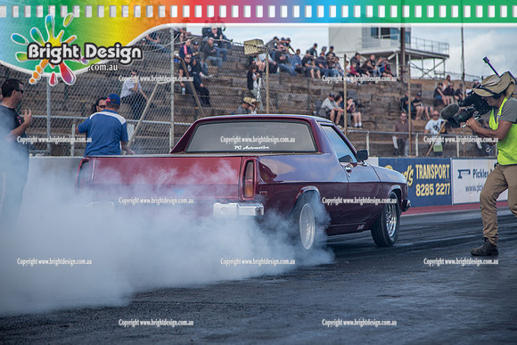 ANDRA Drag Racing Finals in Adelaide @ AIR  SUN 10 April 2016  (3726)  RED UTE TBC