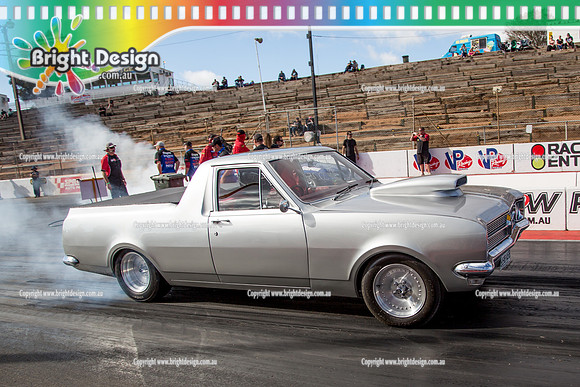 ANDRA Drag Racing Finals in Adelaide @ AIR  SUN 10 April 2016  (3721)  S598ASB  SST 1734 SILVER UTE