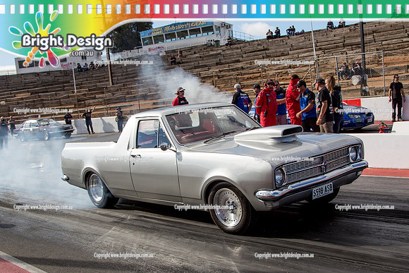 ANDRA Drag Racing Finals in Adelaide @ AIR  SUN 10 April 2016  (3719)  S598ASB  SST 1734 SILVER UTE