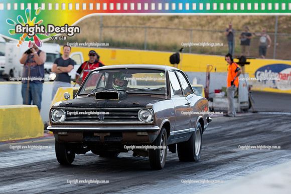 ANDRA Street Meet @ Calder Park Raceway  FRI 10 Jan 2014  (5971)  HB TORANA BROWN