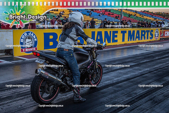 Fast Friday @ Calder Park Drag Racing Friday 3 March 2018  (101976)  1R9EP  BIKE