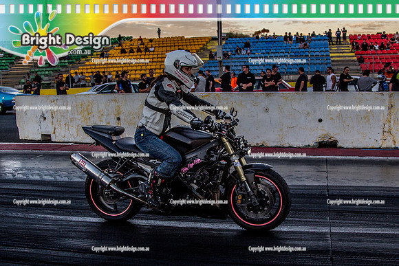 Fast Friday @ Calder Park Drag Racing Friday 3 March 2018  (101971)  1R9EP  BIKE
