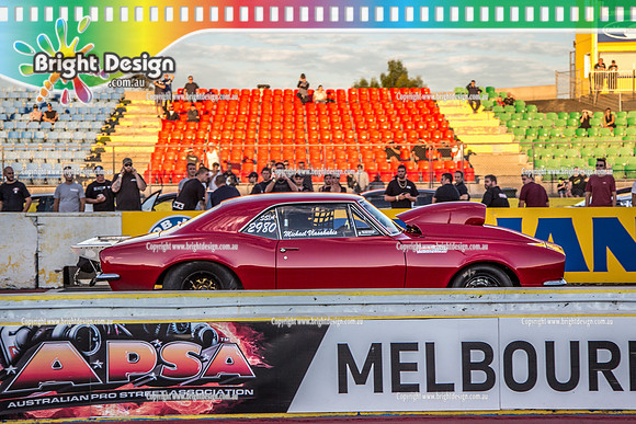 Fast Friday @ Calder Park Drag Racing Friday 3 March 2018  (101828)  2980 MOICHAEL VLASAKAKIS RED