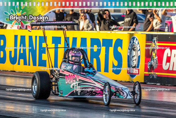Fast Friday @ Calder Park Drag Racing Friday 3 March 2018  (101809)   6445 DRAG'N' FLY SARAH