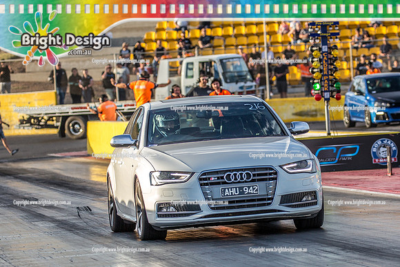 Fast Friday @ Calder Park Drag Racing Friday 3 March 2018  (101656)   AHU942