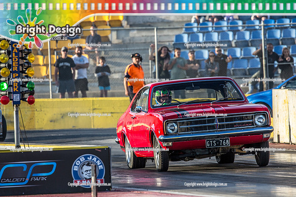 Fast Friday @ Calder Park Drag Racing Friday 3 March 2018  (101648)   GTS768 ROY