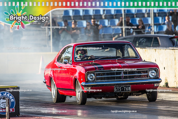 Fast Friday @ Calder Park Drag Racing Friday 3 March 2018  (101646)  GTS768 ROY