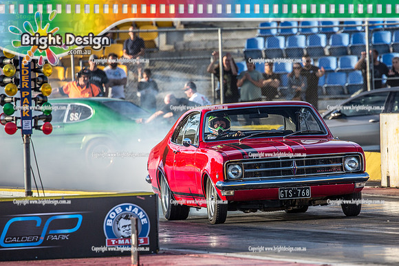 Fast Friday @ Calder Park Drag Racing Friday 3 March 2018  (101645)   GTS768 ROY
