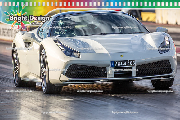 Fast Friday @ Calder Park Drag Racing Friday 3 March 2018  (101591)    V LB488 FERRARI