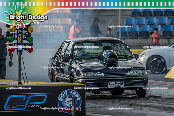 Fast Friday @ Calder Park Drag Racing Friday 3 March 2018  (101539)   ZBE290