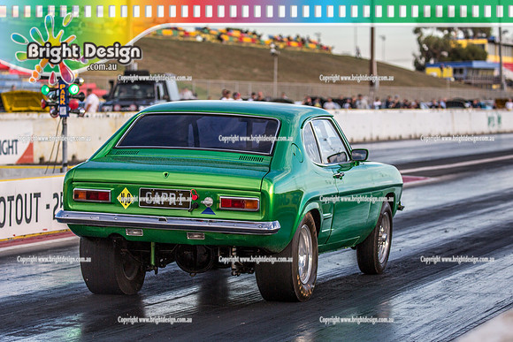 Fast Friday @ Calder Park Drag Racing Friday 3 March 2018  (101508)  GREEN CAPRI