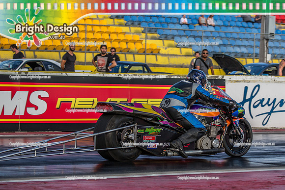 Fast Friday @ Calder Park Drag Racing Friday 3 March 2018  (101501)  BIKE 1016 ROB CASSAR  BALLISTIC RACING