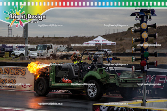 Fast Friday @ Calder Park Drag Racing Friday 16 March 2018  (102530)  STREET MACHINE TERRITORY SCOTT TAYLOR CARNAGE