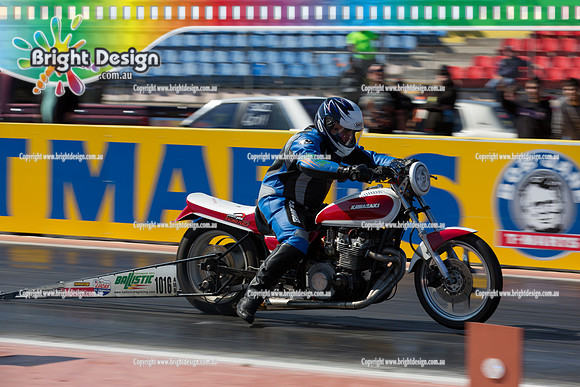 ANDRA Street Outlaws Drag Racing Quals Rnd 5 @ Calder Park 24 September 2014 (24246)  BIKE