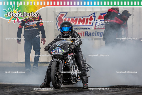 South Coast Raceway ANDRA Summit Racing Rnd 7 @ Portland SAT 20 JAN 2018 (18019)  2468 Danny Rickard BIKE