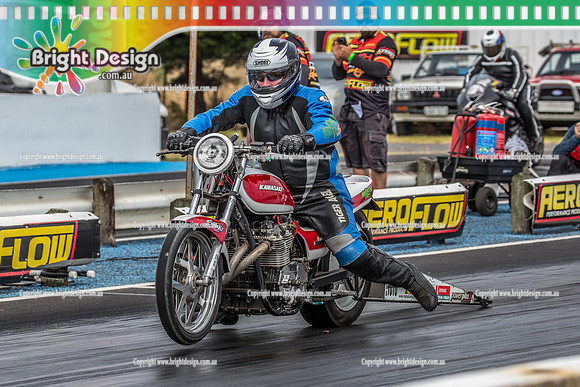 South Coast Raceway ANDRA Summit Racing Rnd 7 @ Portland SAT 20 JAN 2018 (18015)  BIKE 1016 ROB CASSAR  BALLISTIC RACING
