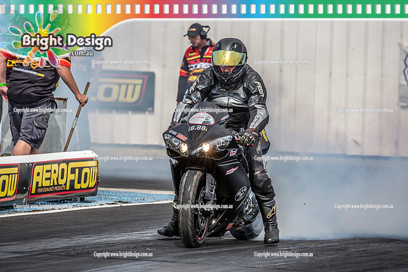 South Coast Raceway ANDRA Summit Racing Rnd 7 @ Portland SAT 20 JAN 2018 (18011)  1590 BIKE