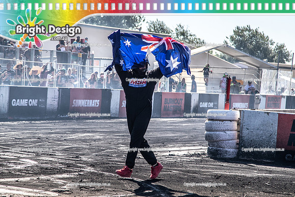 Summernats 34 Sunday 9 Jan 2022  BDMP2548  LUXIFER BURNOUT