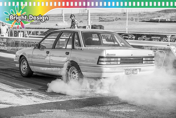 Funday Sunday @ Calder Park Drag Racing 1 June 2025 (181058) B&W 1593H4