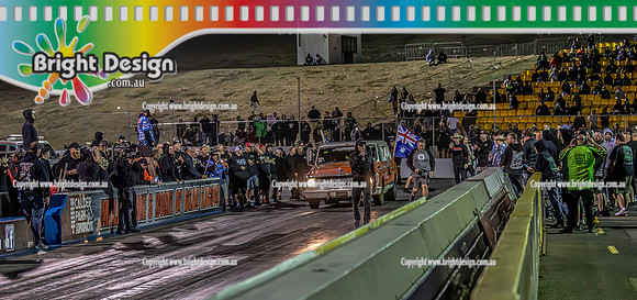Street Outlaws NPK No Prep Kings vs Australia @ Calder D2 19 March 2023 (149564) FARMTRUCK & AZN