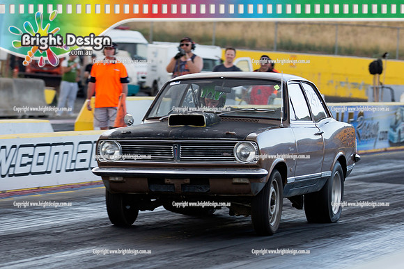 ANDRA Street Meet @ Calder Park Raceway  FRI 10 Jan 2014  (5973)  HB TORANA BROWN