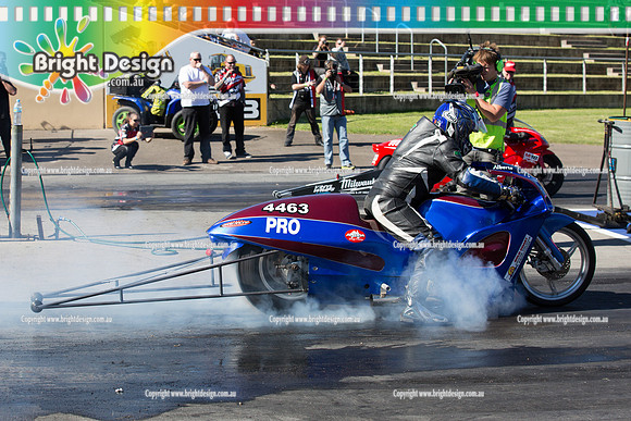 X-Champs @ Sydney Dragway SUN 4 May 2014  (6483)  BIKE  PRO STOCK MOTORCYCLE PRO 4463  ALBERTO MARQUES