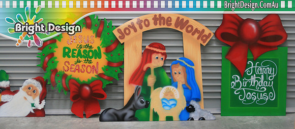 Christmas Cut outs (21) Bright Design Displays Outdoor Commercial Christmas Decoration & Display by Bright Design