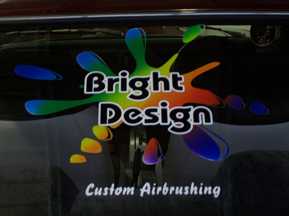 Bright Design Promo Sticker