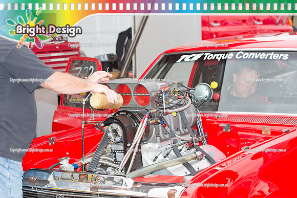ANDRA Southern Nationals @ Calder Park Raceway  FRI 4 April 2014  (15306)a  CRAIG GERDES  PUMPKIN RACING  HK572