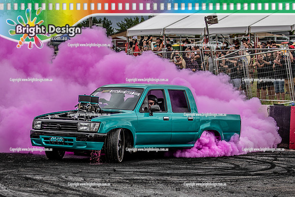 Summernats 34 Friday 7 Jan 2022  BDMP3303  SKDLUX BURNOUT